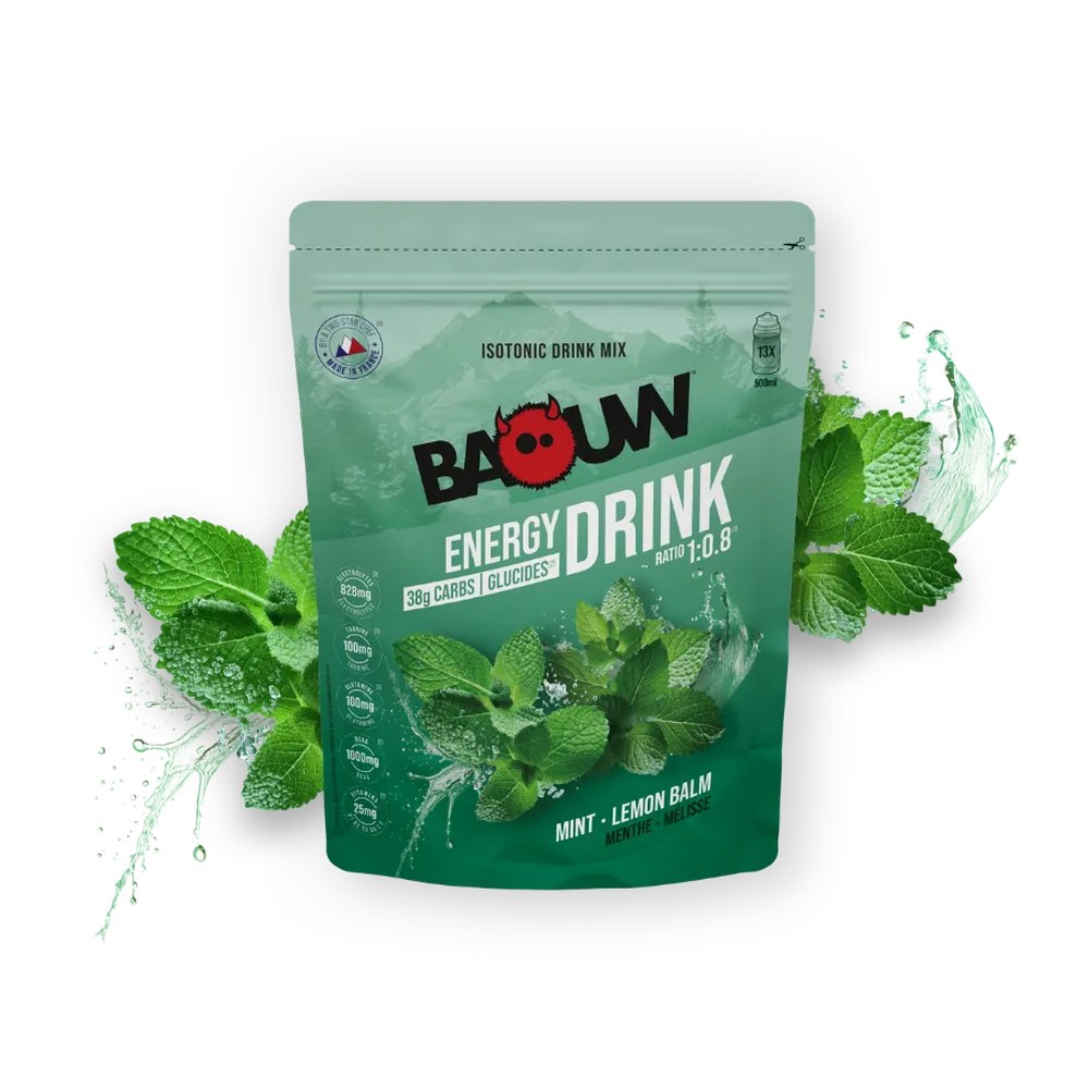 Boisson Isotonique Pot — Menthe & Mélisse — Menthe · Mélisse · 585g | Baouw × Posturide